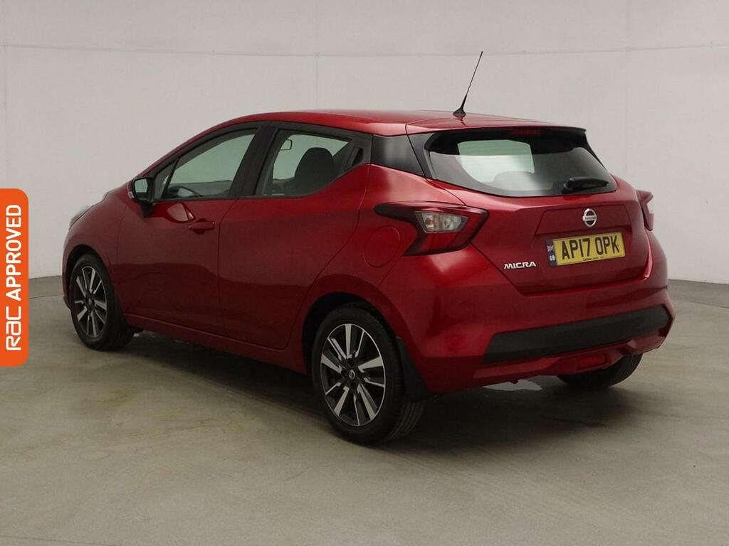 Nissan Micra 1.0 Acenta Hatchback Euro 6 71 Red #4