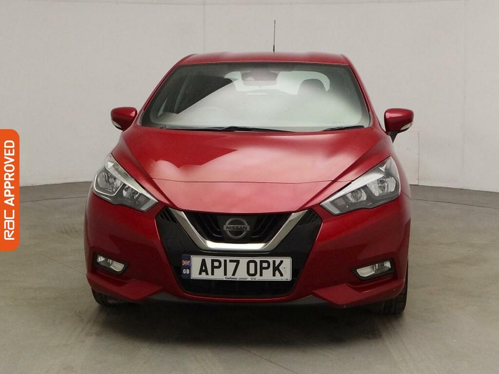 Nissan Micra 1.0 Acenta Hatchback Euro 6 71 Red #6