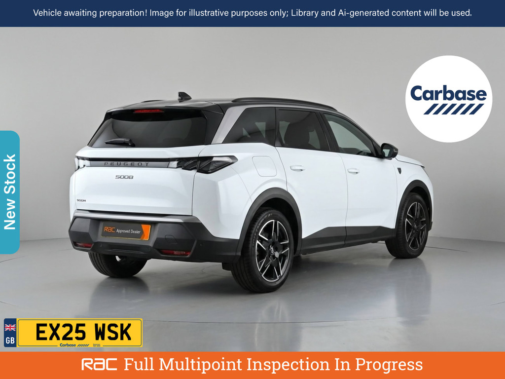 Peugeot 5008 1.2 Gt Suv Hybrid E-dsc6 Euro 6 Ss White