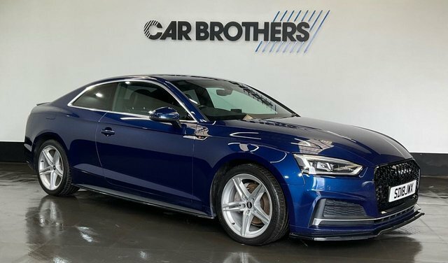 Audi A5 2.0 Tdi S Line Coupe S Tronic Quattro E Blue