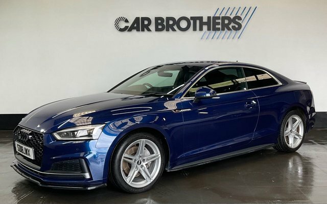 Audi A5 2.0 Tdi S Line Coupe S Tronic Quattro E Blue #3