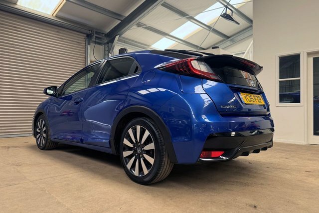 Honda Civic 1.6 I-dtec Sport Euro 5 Ss Blue #10