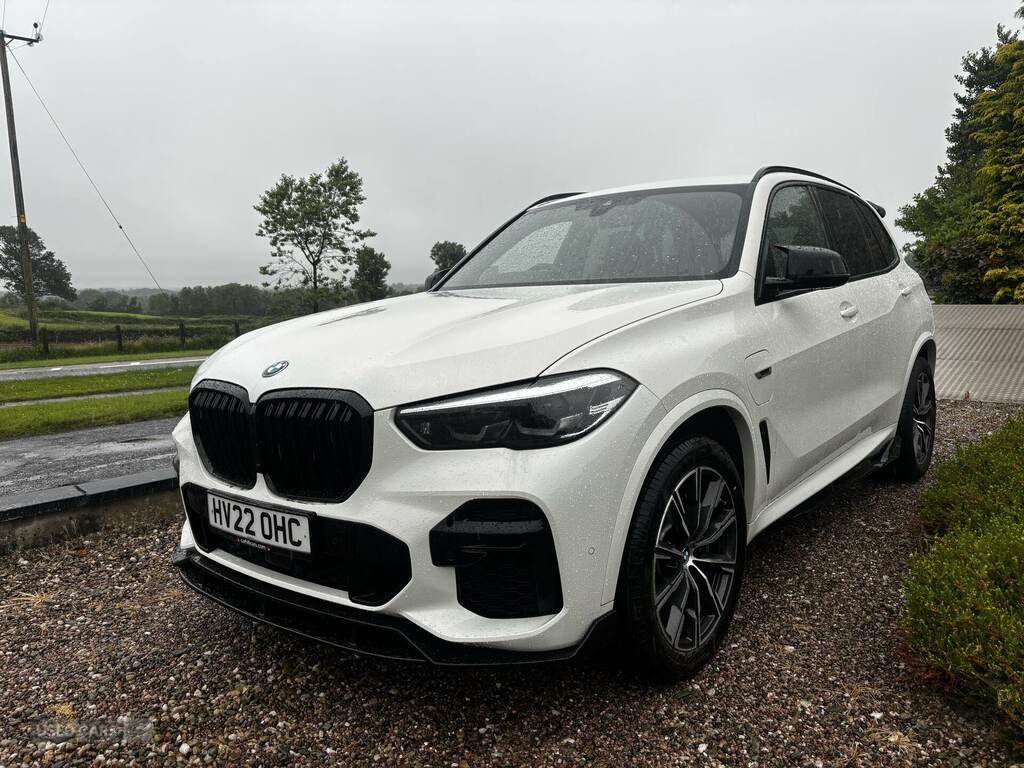 BMW X5 Xdrive45e M Sport HV22OHC White #5