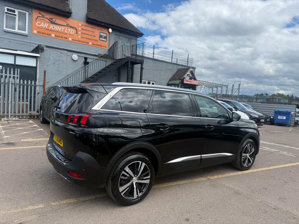 Peugeot 5008 1.5 Bluehdi Gt Line Suv YT19OKS Black #5