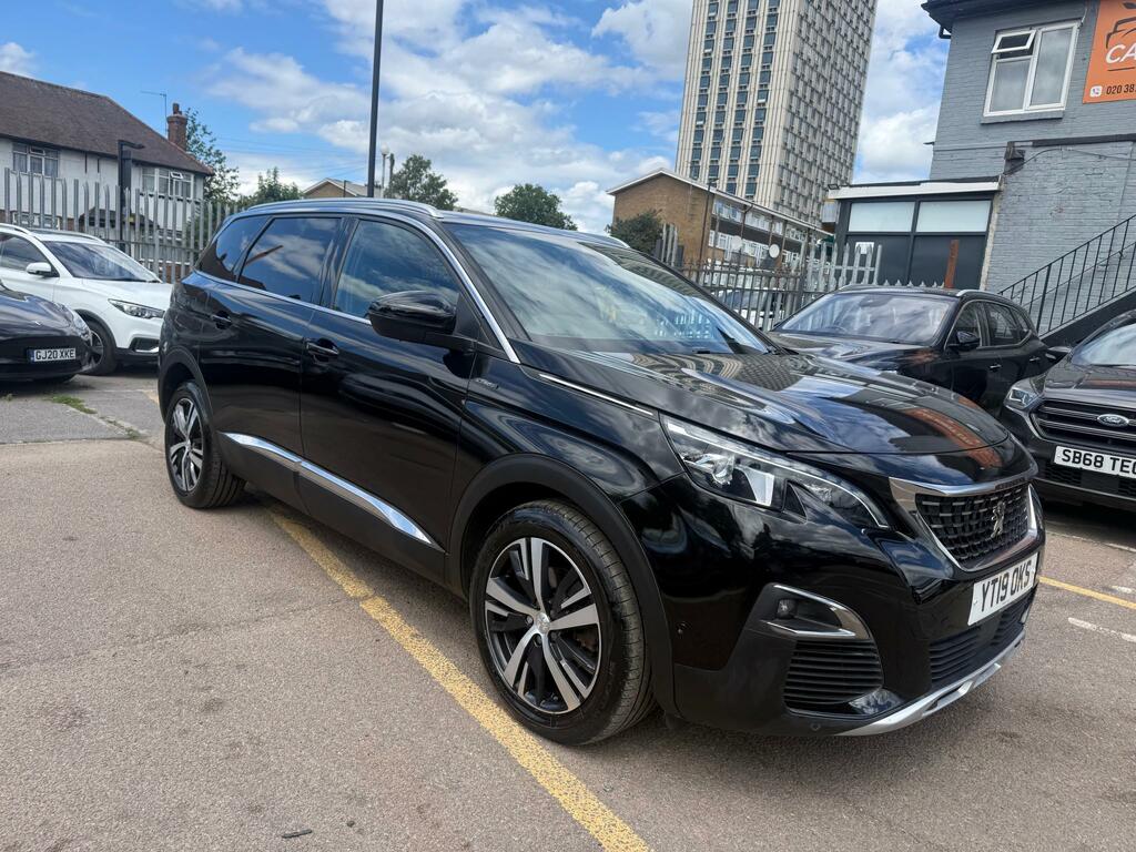 Peugeot 5008 1.5 Bluehdi Gt Line Suv YT19OKS Black #3