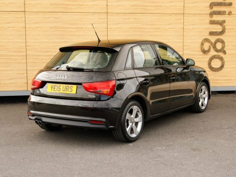 Audi A1 Hatchback YE15URS Black #2