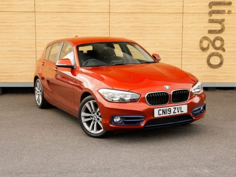 BMW 1 Series Hatchback Orange