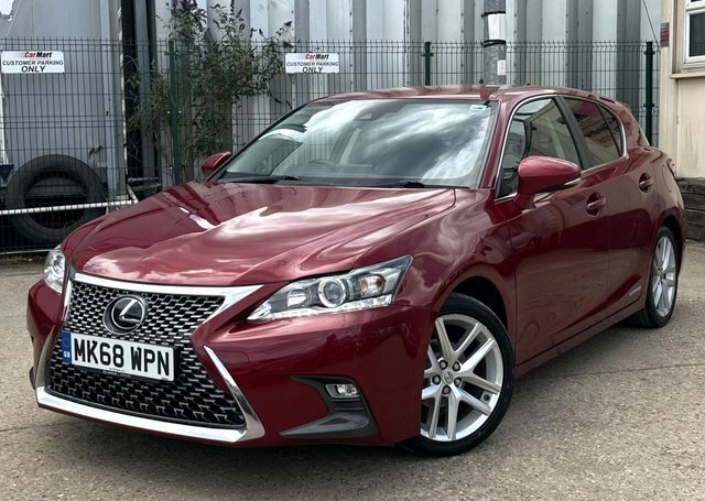 Lexus CT 1.8 200H Luxury Hatchback Hybrid E-cvt Red #2