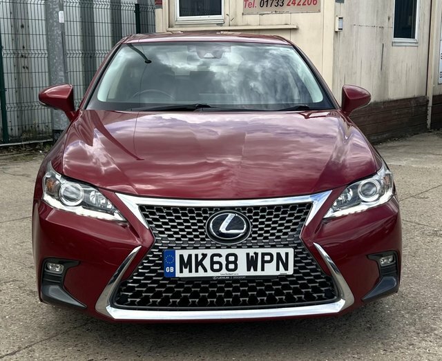 Lexus CT 1.8 200H Luxury Hatchback Hybrid E-cvt Red #5