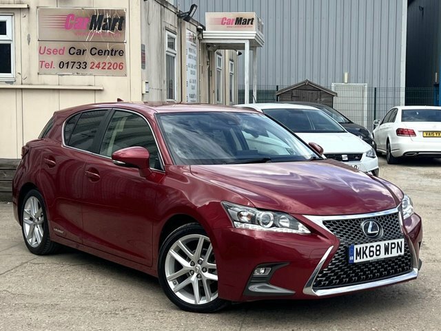 Lexus CT 1.8 200H Luxury Hatchback Hybrid E-cvt Red