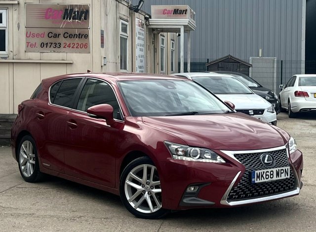 Lexus CT 1.8 200H Luxury Hatchback Hybrid E-cvt Red