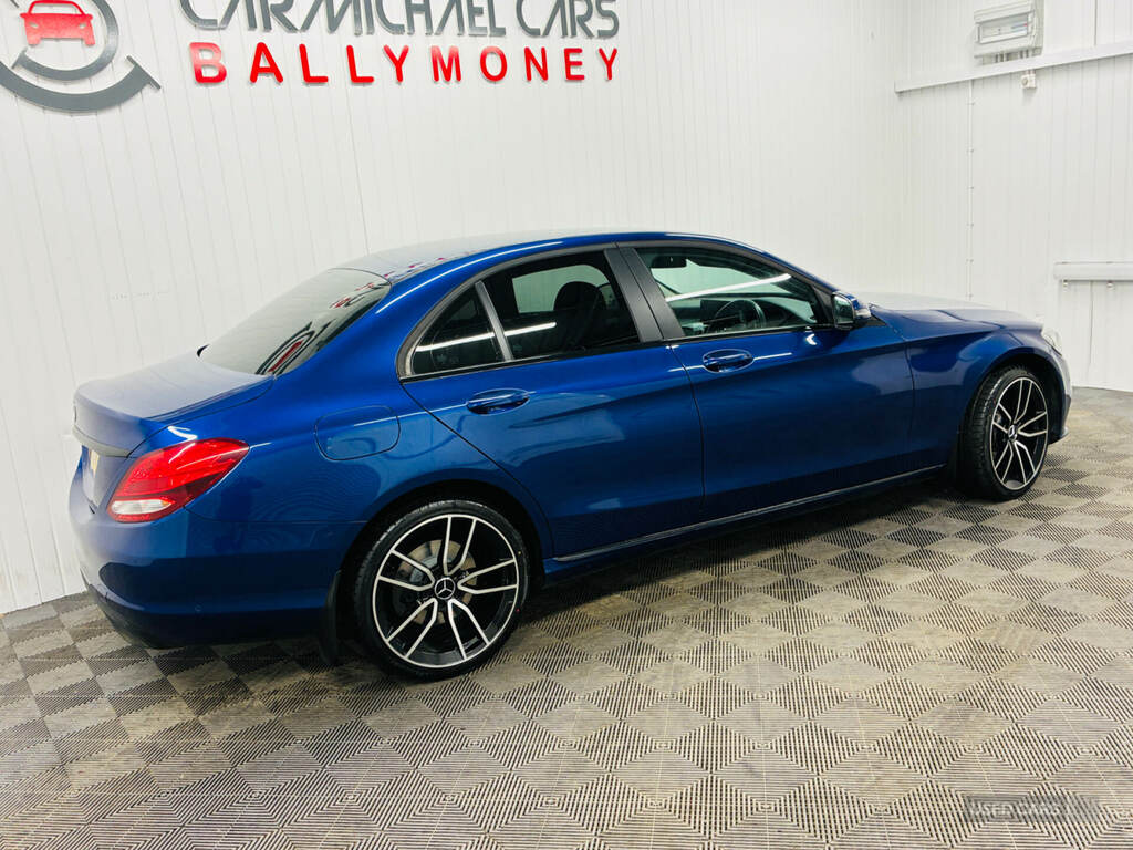 Mercedes-Benz C Class C220d Se 9G-tronic KO19ZYJ Blue #4