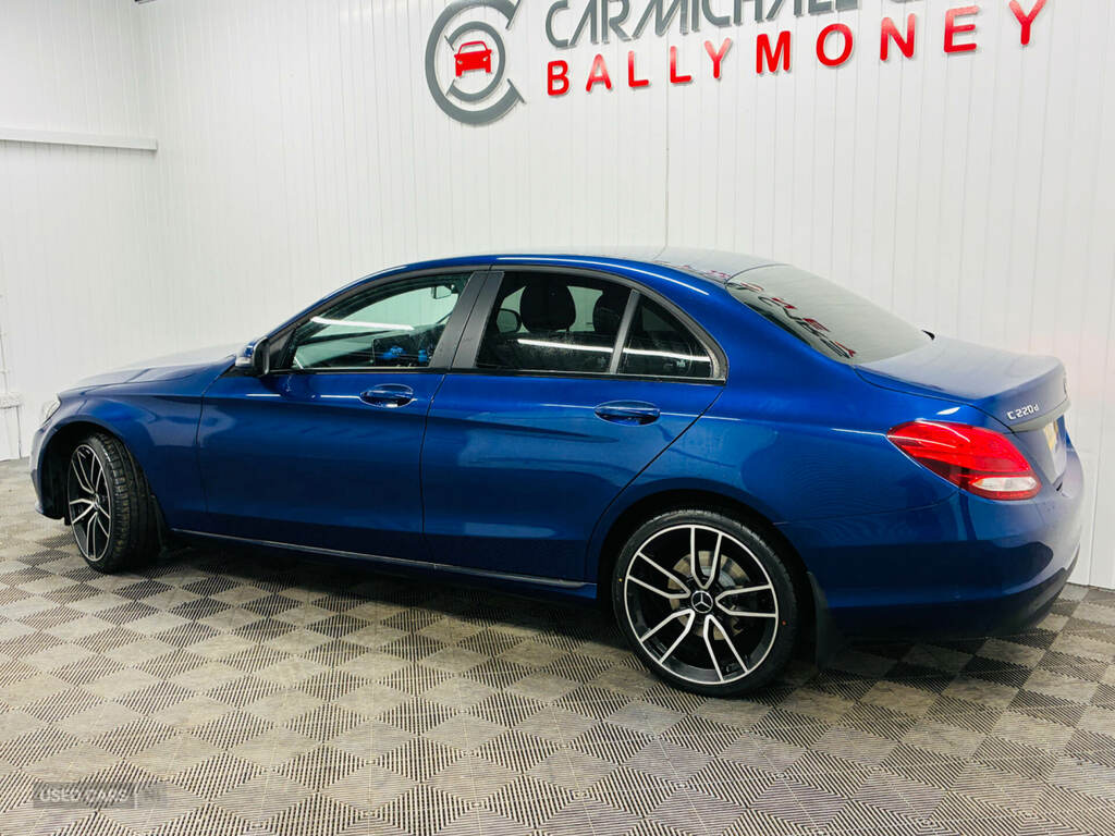 Mercedes-Benz C Class C220d Se 9G-tronic KO19ZYJ Blue #5
