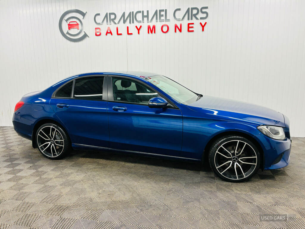Mercedes-Benz C Class C220d Se 9G-tronic KO19ZYJ Blue #6