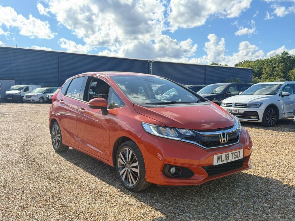 Honda Jazz Hatchback 1.3 I-vtec Ex Cvt Euro 6 Ss 2018 Orange