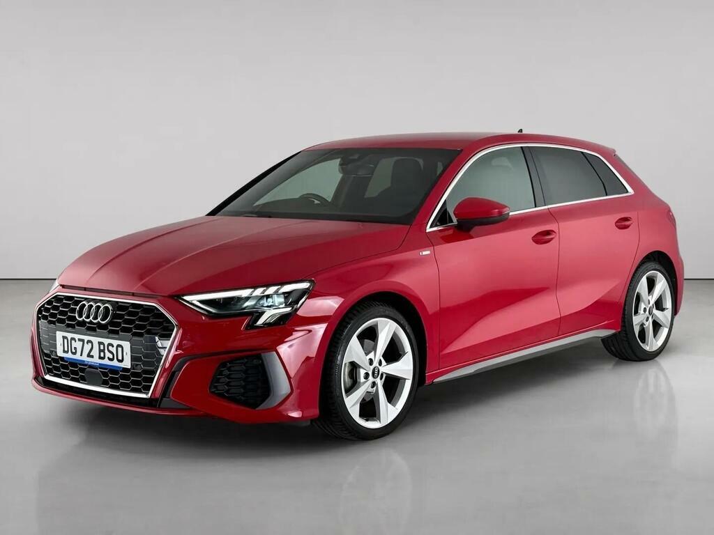 Audi A3 1.0 Tfsi 30 S Line Sportback Euro 6 Ss DG72BSO Red #2
