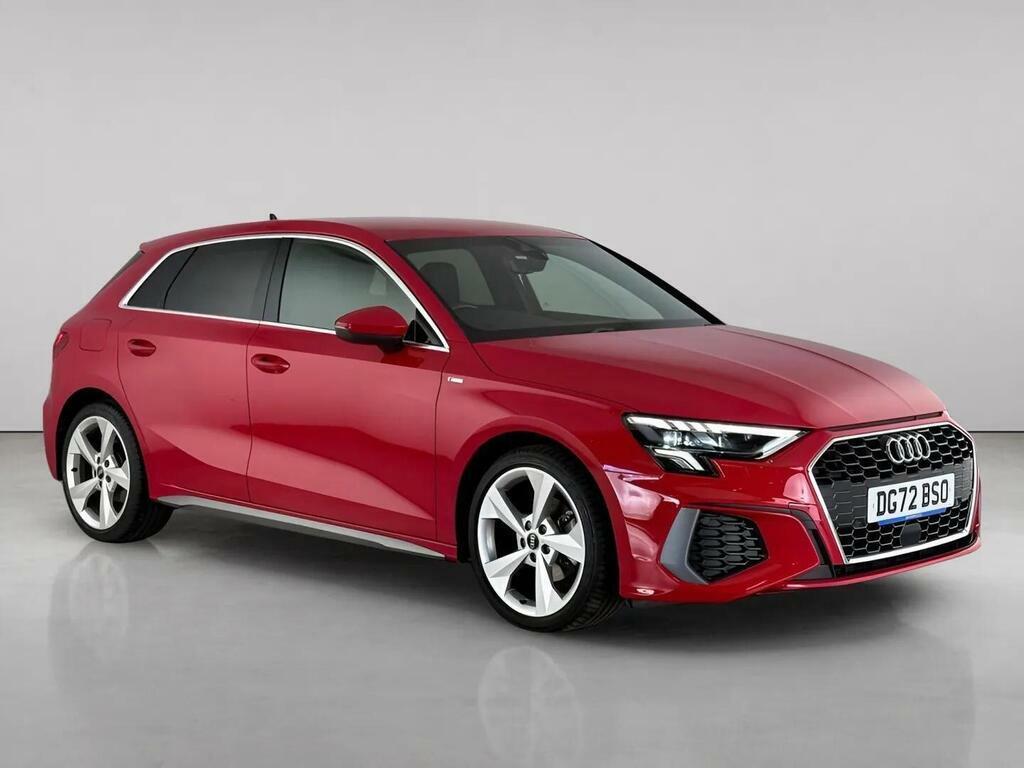 Audi A3 1.0 Tfsi 30 S Line Sportback Euro 6 Ss Red
