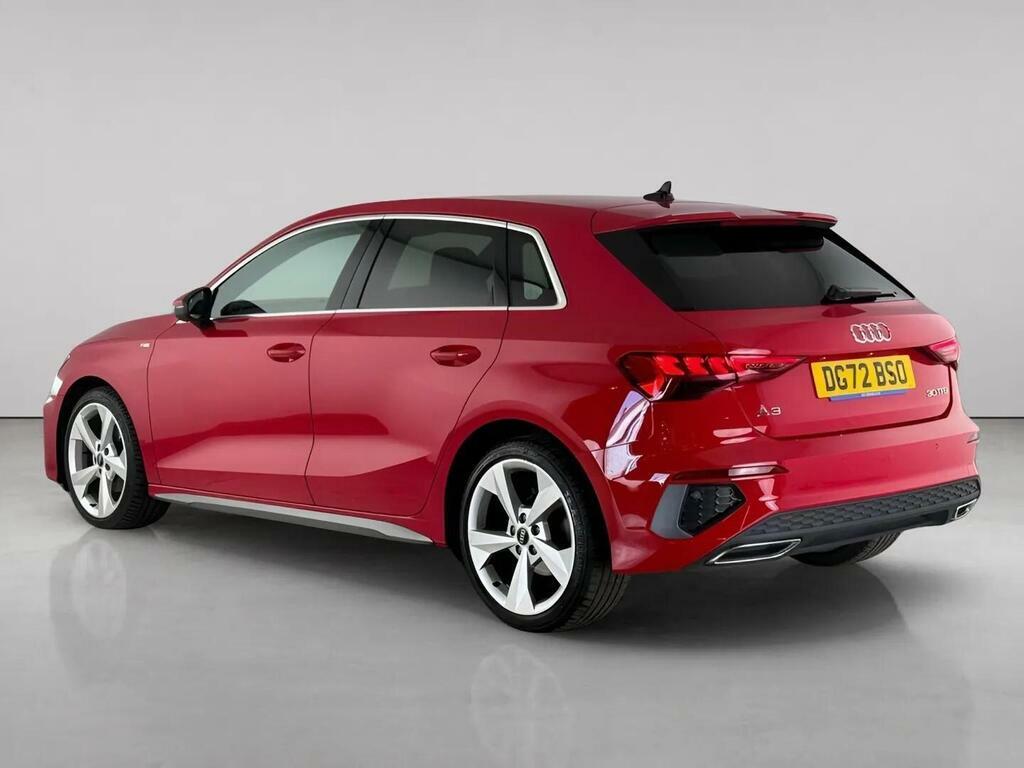 Audi A3 1.0 Tfsi 30 S Line Sportback Euro 6 Ss DG72BSO Red #6