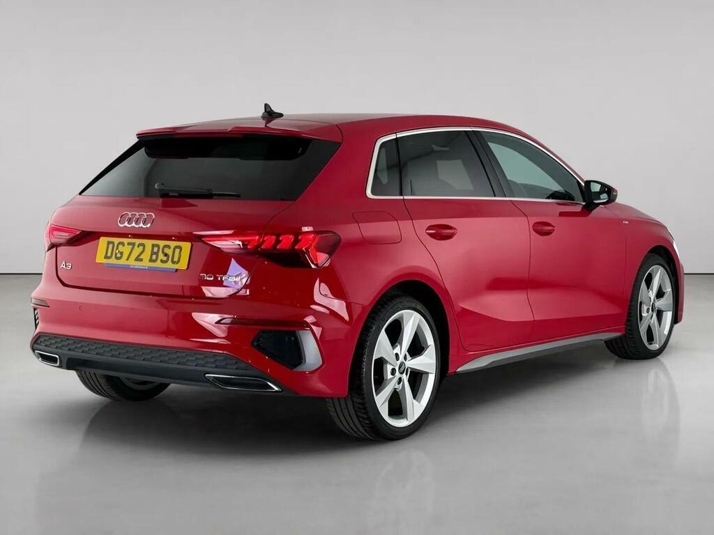Audi A3 1.0 Tfsi 30 S Line Sportback Euro 6 Ss DG72BSO Red #4