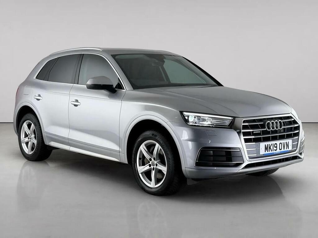 Audi Q5 2.0 Tdi 40 Sport S Tronic Quattro Euro 6 Ss MK19OVN Silver