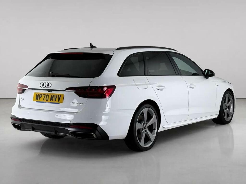 Audi A4 Avant 2.0 Tfsi 40 Black Edition S Tronic Euro 6 Ss WP70MVV White #6
