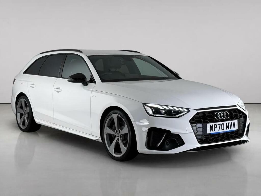 Audi A4 Avant 2.0 Tfsi 40 Black Edition S Tronic Euro 6 Ss WP70MVV White
