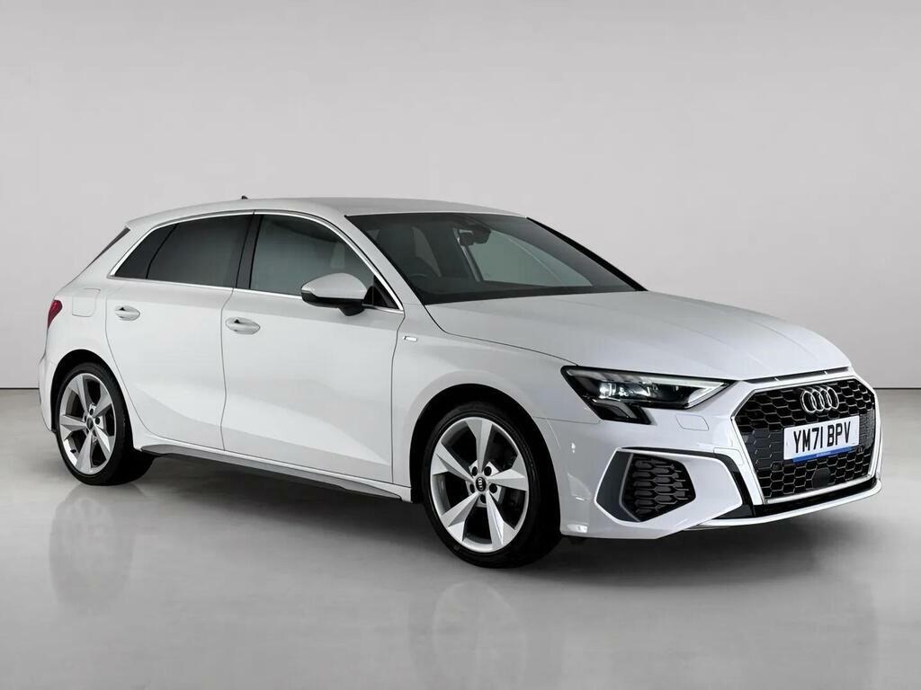 Audi A3 1.0 Tfsi 30 S Line Sportback Euro 6 Ss White