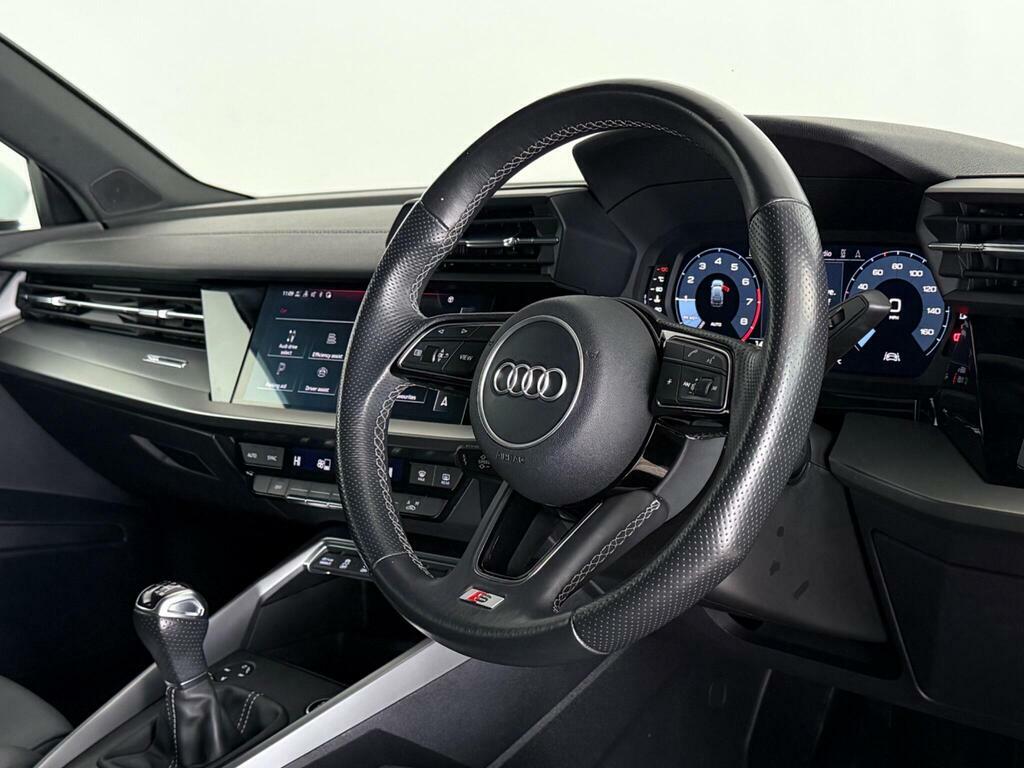 Audi A3 1.0 Tfsi 30 S Line Sportback Euro 6 Ss YM71BPV White #3