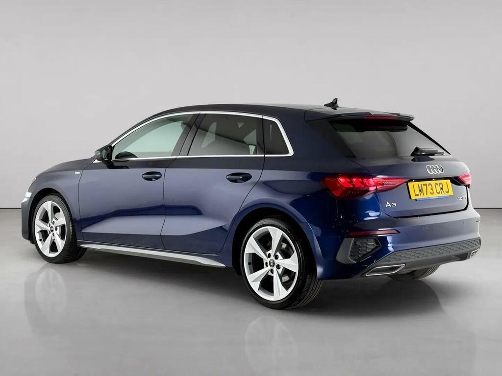 Audi A3 1.0 Tfsi 30 S Line Sportback S Tronic Euro 6 Ss LM73CRJ Blue #6