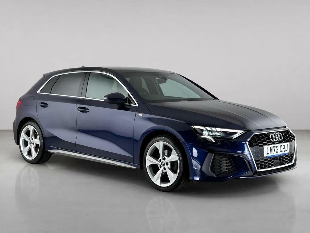 Audi A3 1.0 Tfsi 30 S Line Sportback S Tronic Euro 6 Ss Blue
