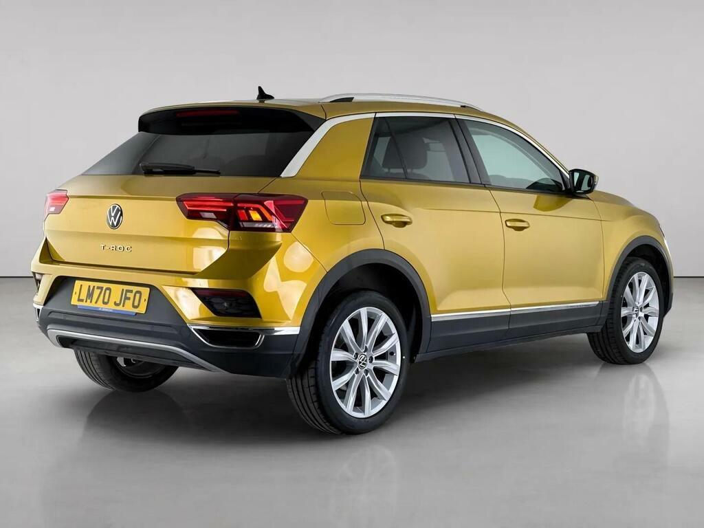 Volkswagen T-Roc 1.5 Tsi Evo Sel Dsg Euro 6 Ss LM70JFO Yellow #4