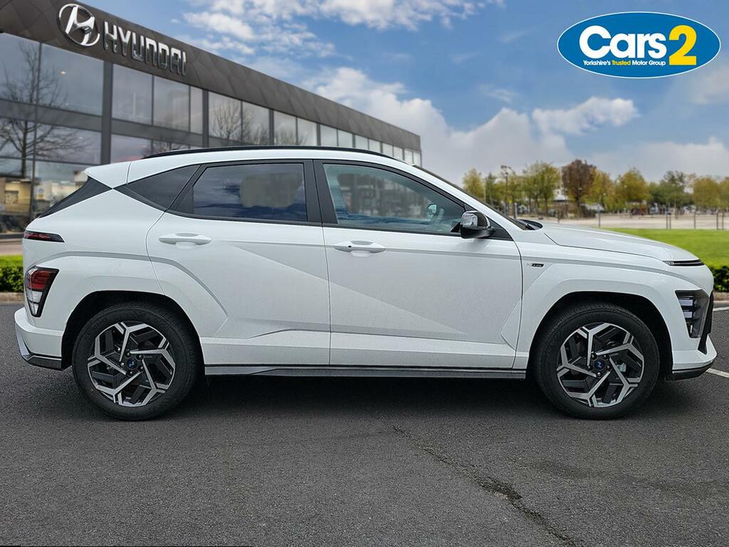 Hyundai Kona 1.6 Hybrid 138 N Line Dct White #2