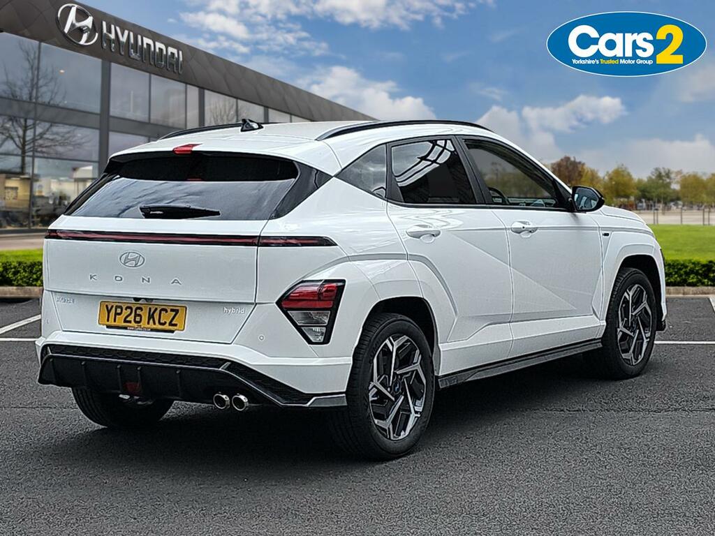 Hyundai Kona 1.6 Hybrid 138 N Line Dct White #3