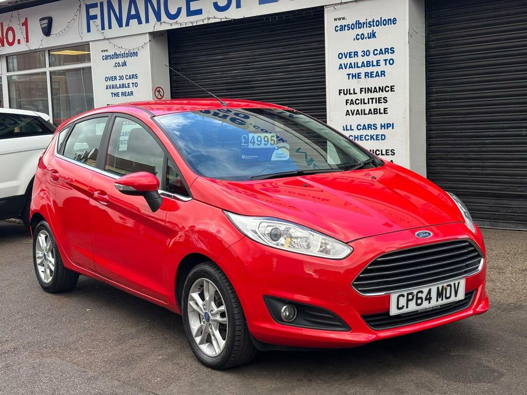 Ford Fiesta Hatchback 1.0T Ecoboost Zetec Euro 5 Ss 20 Red
