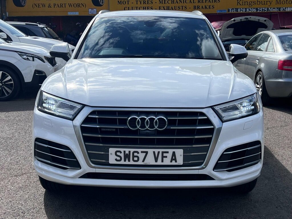 Audi Q5 2.0 Tfsi S Line S Tronic Quattro Euro 6 Ss SW67VFA White #3