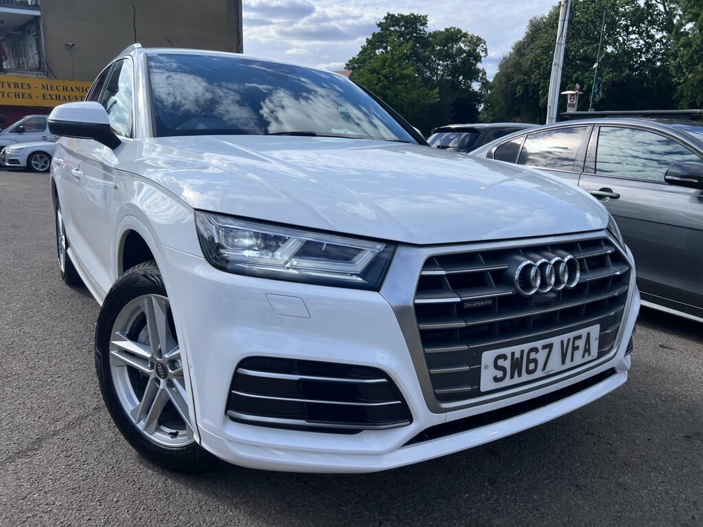 Audi Q5 2.0 Tfsi S Line S Tronic Quattro Euro 6 Ss SW67VFA White #5