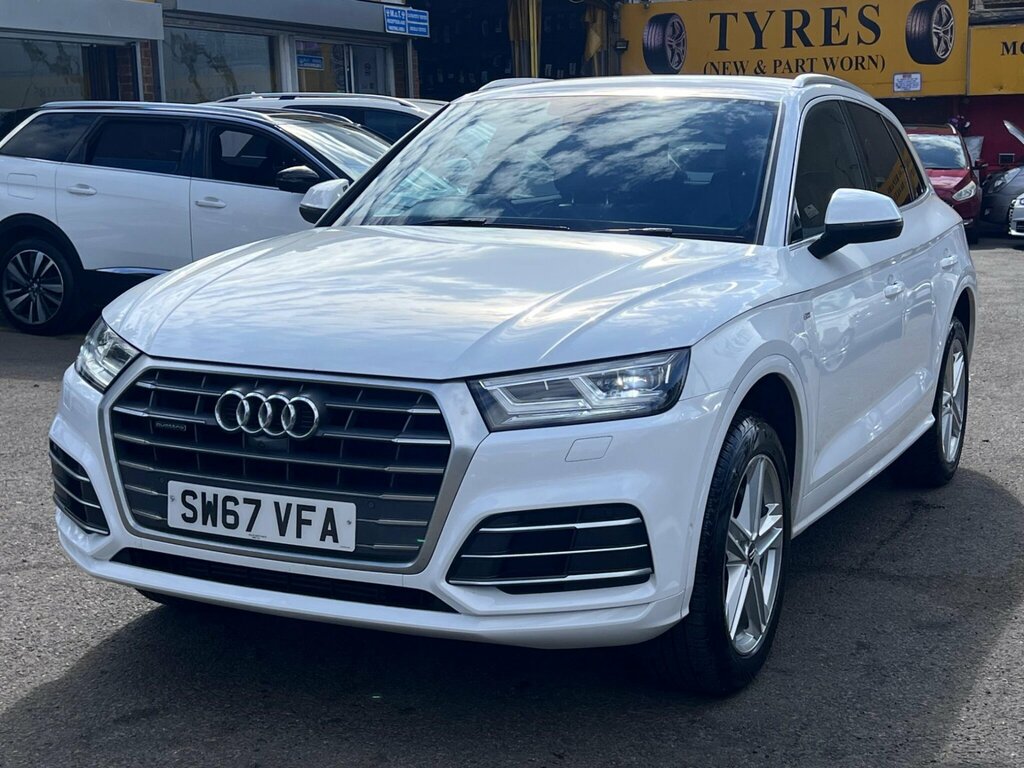 Audi Q5 2.0 Tfsi S Line S Tronic Quattro Euro 6 Ss SW67VFA White #6