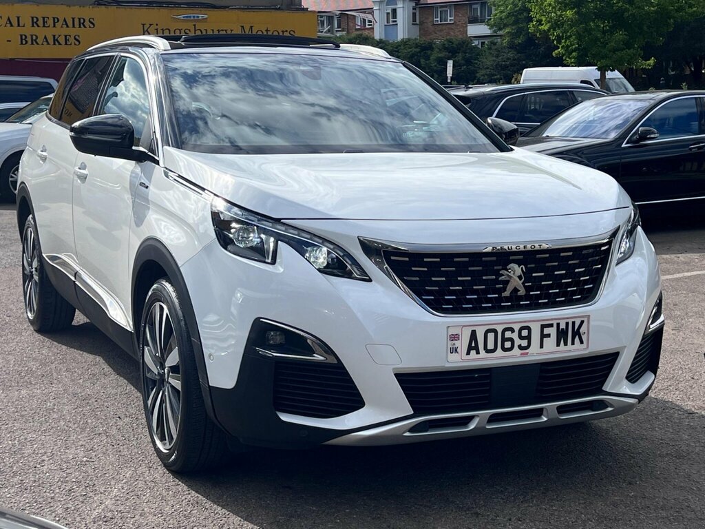 Peugeot 5008 1.6 Puretech Gt Line Premium Eat Euro 6 Ss White
