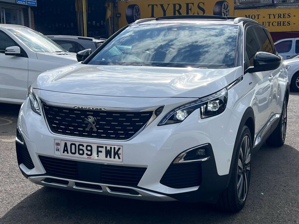 Peugeot 5008 1.6 Puretech Gt Line Premium Eat Euro 6 Ss White #6