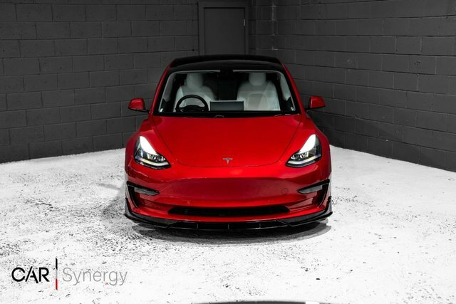 Tesla Model 3 Motor Performance Saloon LC20GHG Red #5
