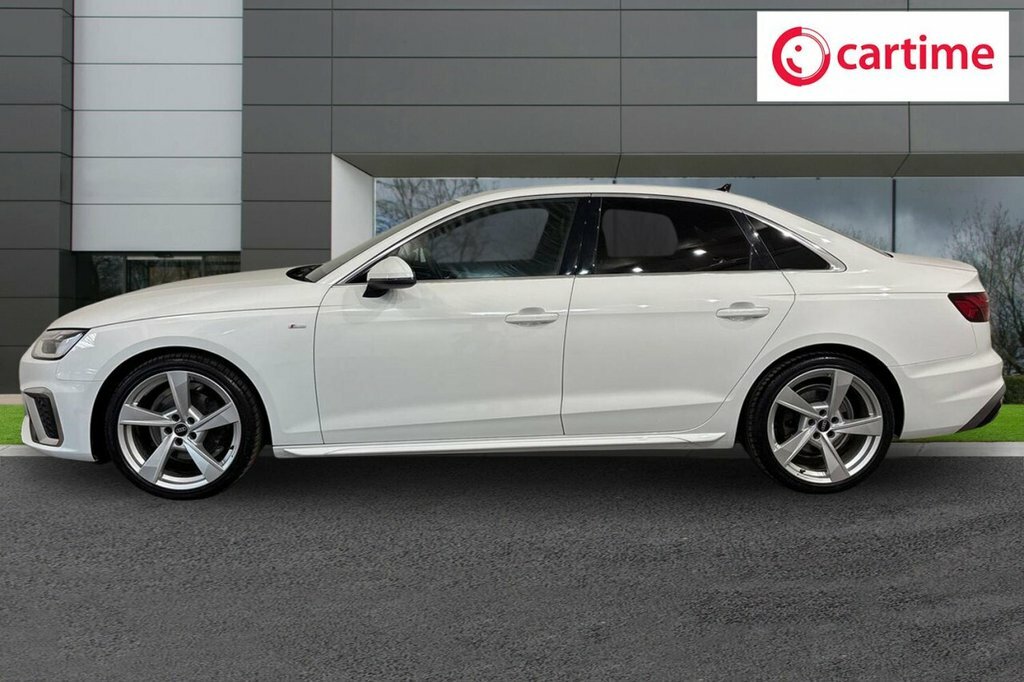 Audi A4 2L S Line White #3