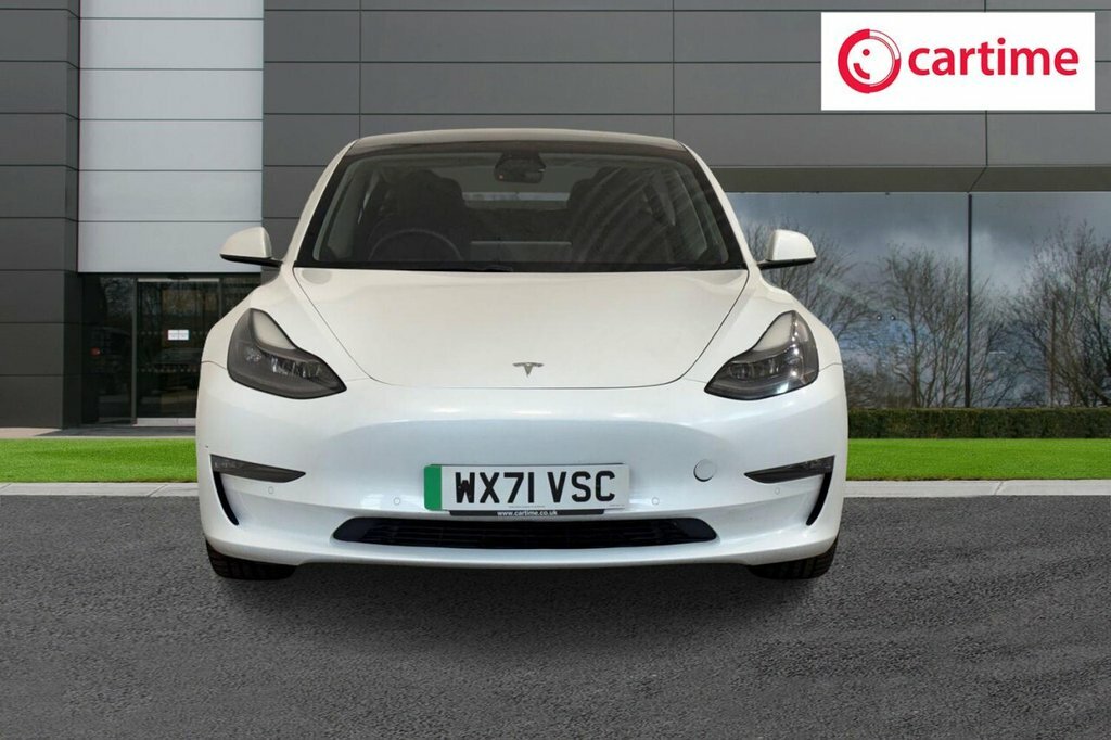 Tesla Model 3 Saloon WX71VSC White #4