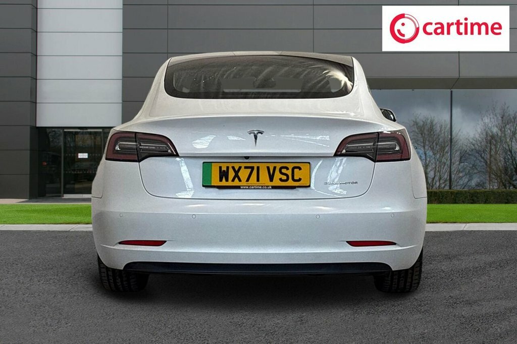 Tesla Model 3 Saloon WX71VSC White #5