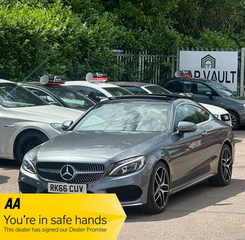 Mercedes-Benz C Class Coupe 2.1 C220d Amg Line Premium G-tronic Euro RK66CUV Grey