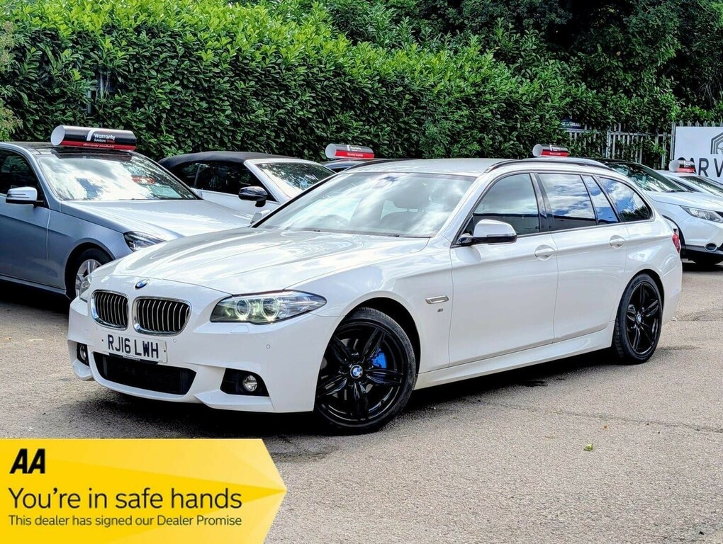 BMW 5 Series 2.0 520D M Sport Touring Euro 6 Ss White