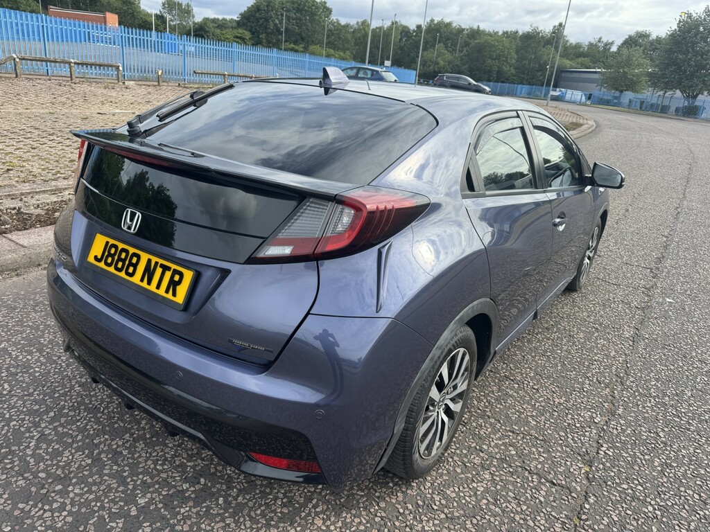 Honda Civic 1.6 I-dtec Se Plus Blue #6