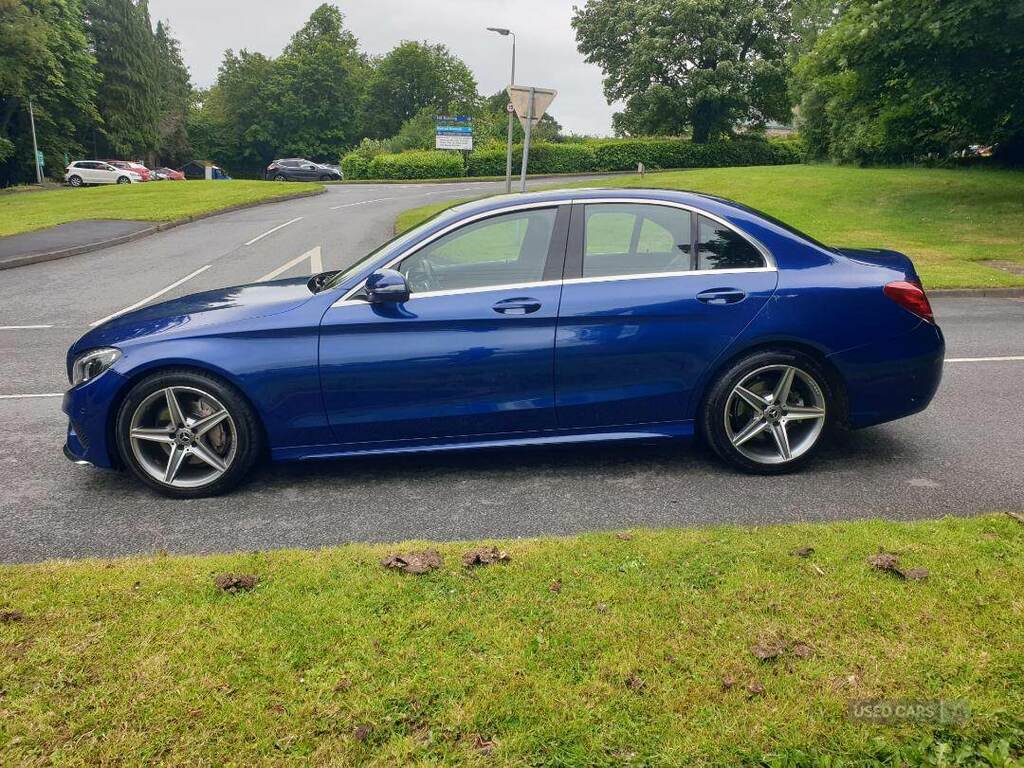 Mercedes-Benz C Class C220d Amg Line 9G-tronic Blue #6