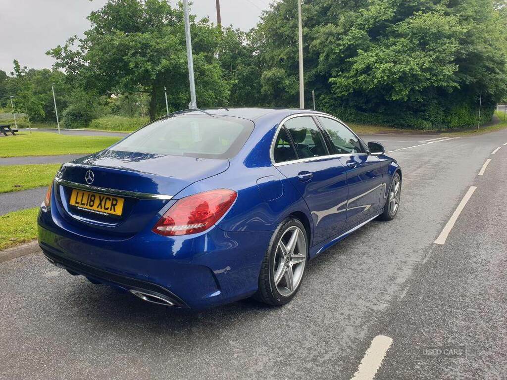 Mercedes-Benz C Class C220d Amg Line 9G-tronic Blue #3