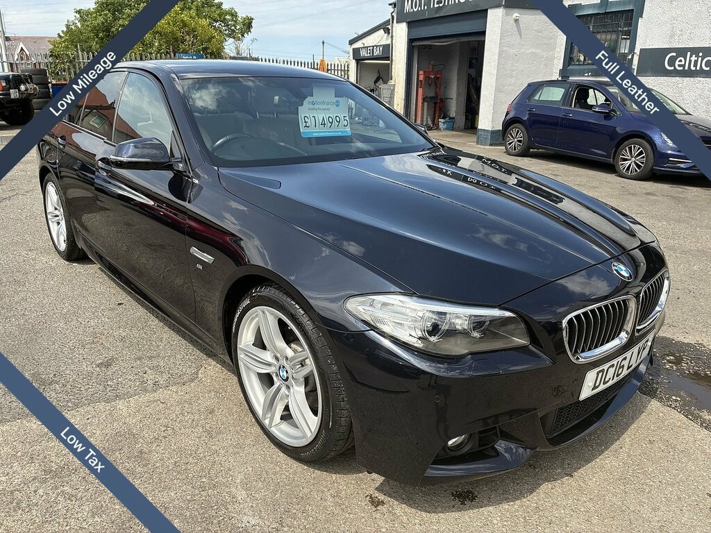 BMW 5 Series 520D M Sport Black