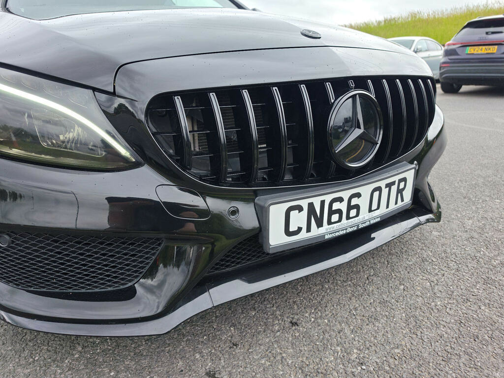 Mercedes-Benz C Class 2.1 C220d Amg Line Cabriolet G-tronic Euro 6 Ss CN66OTR Black #5